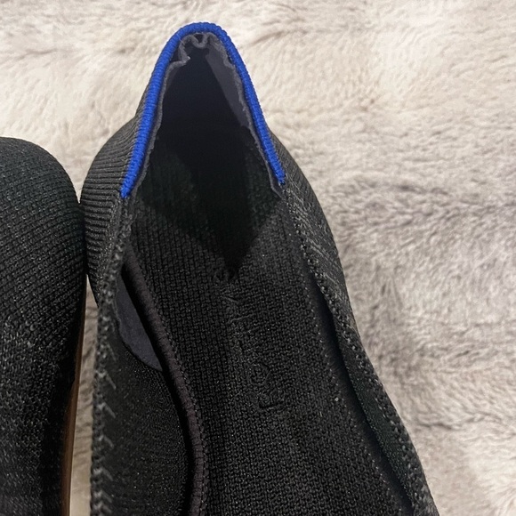 Rothys Womens The Point Black Striped Knit Ballet Flats Shoe 9.5 Office Siren - Picture 6 of 6